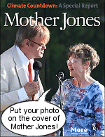 Garrison Keillor with Minnesota historian and family friend Jeanette Clancy on the cover of ''Mother Jones''. Send your photo, and they might actually use it.